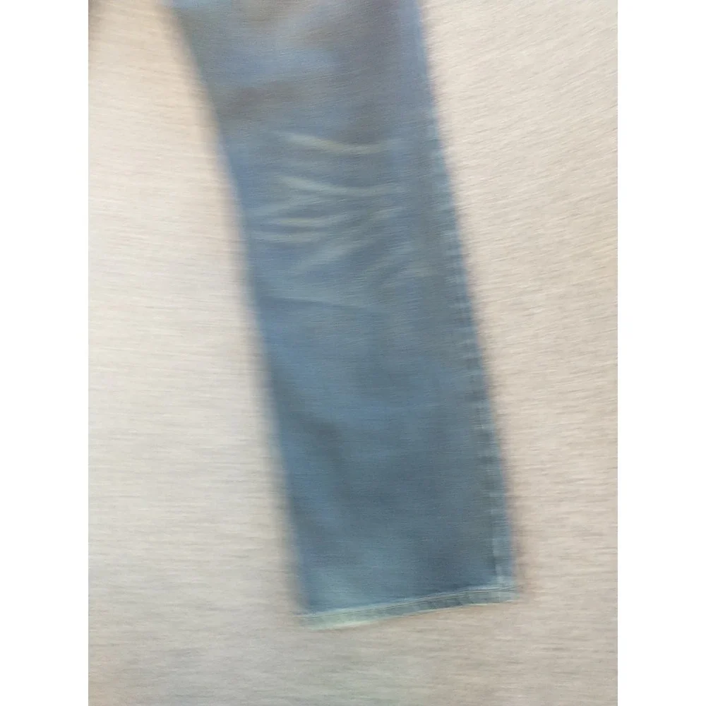 Levis 505 Straight Fit Mens Jean Medium Wash Blue Denim 34x29 5-Pocket Whiskered